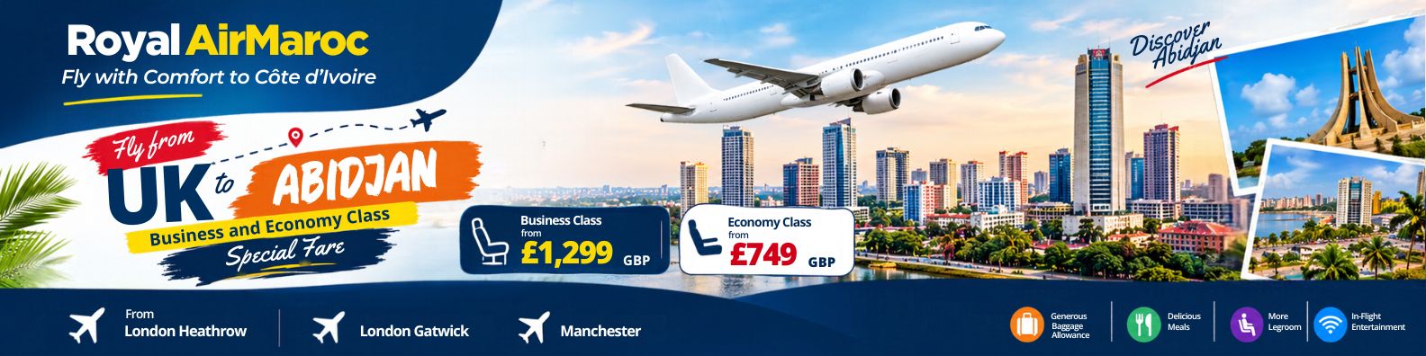 Abidjan Promo - Royal Air Maroc